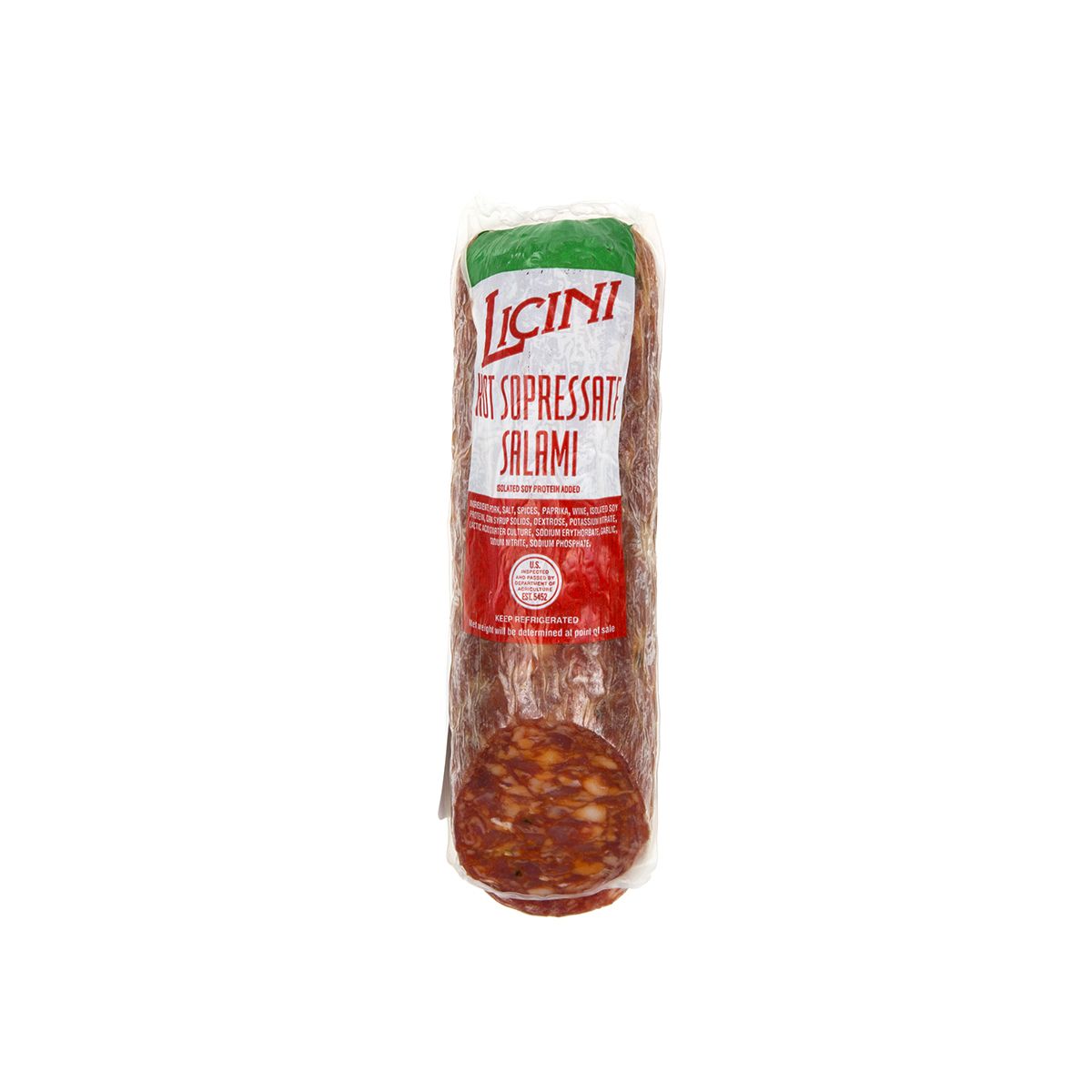 Wholesale Lincini Small Hot Soppressata- Bulk