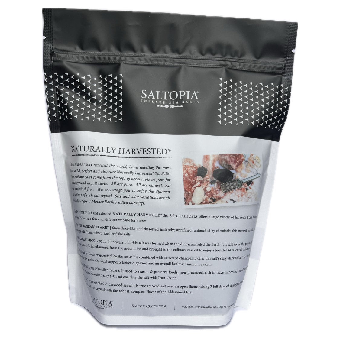 Wholesale Saltopia Black Hawaiian Sea Salt- Bulk