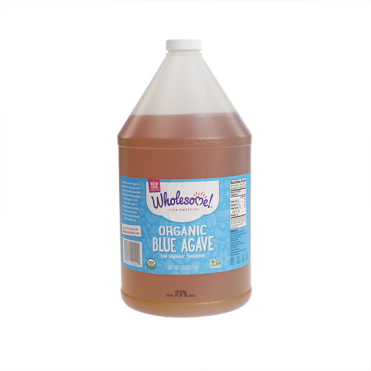 Wholesale Wholesome Organic Light Blue Agave- Bulk