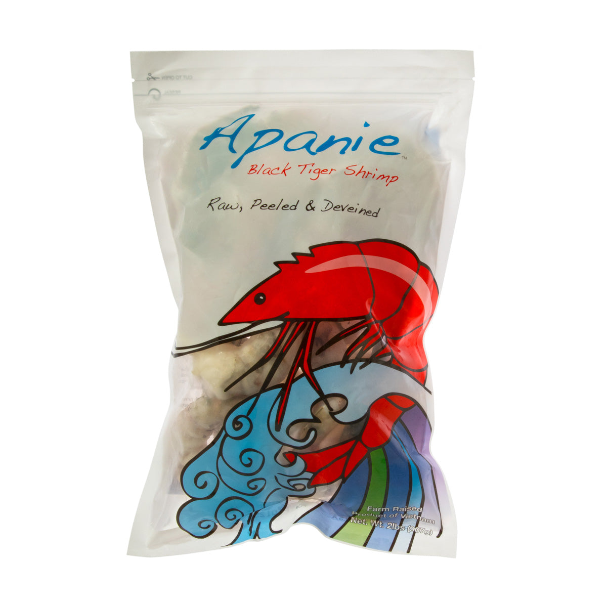Wholesale Apanie Frozen Peeled & Deveined Shrimp Tail On 8-12- Bulk
