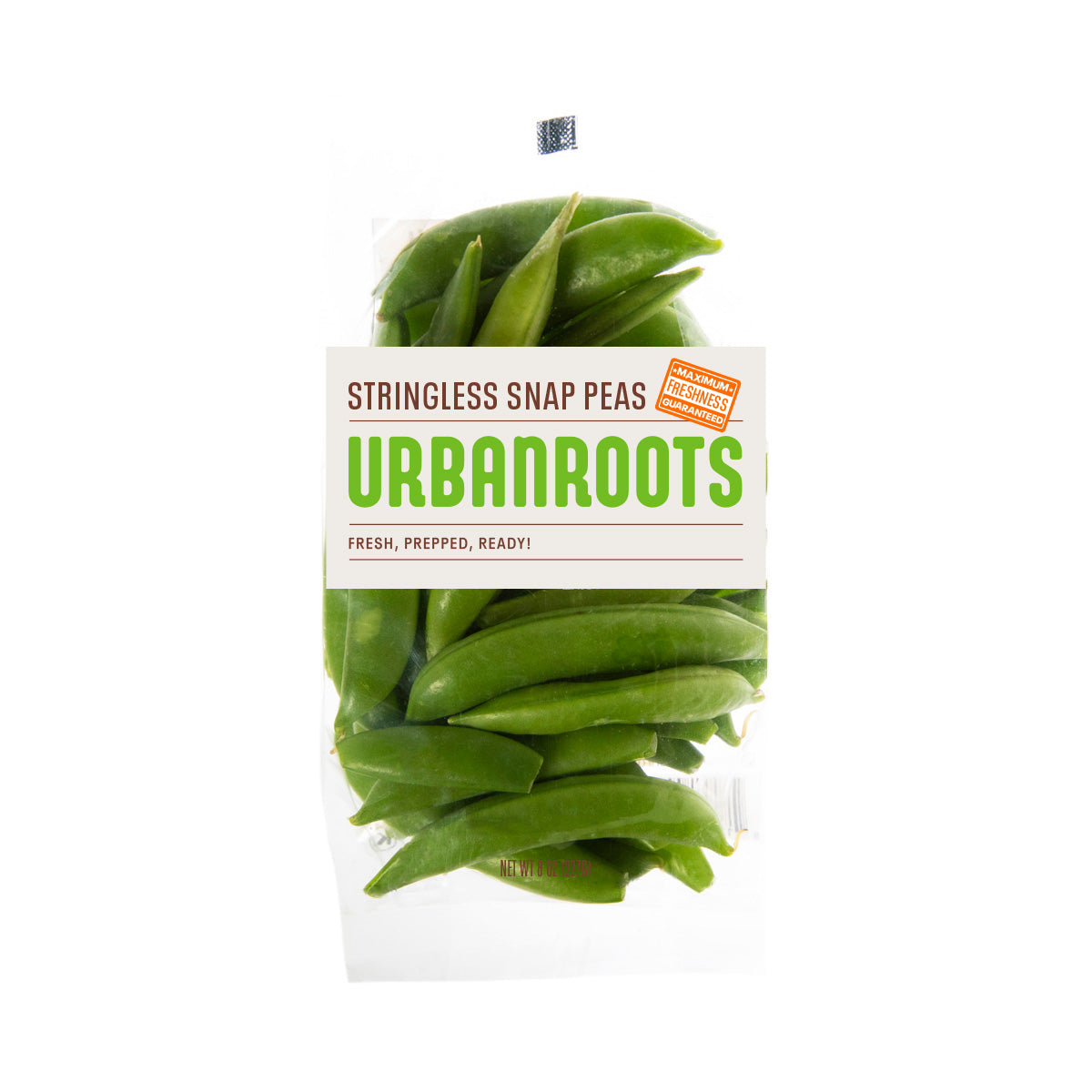 Wholesale Urban Roots Stringless Snap Peas 8 OZ- Bulk