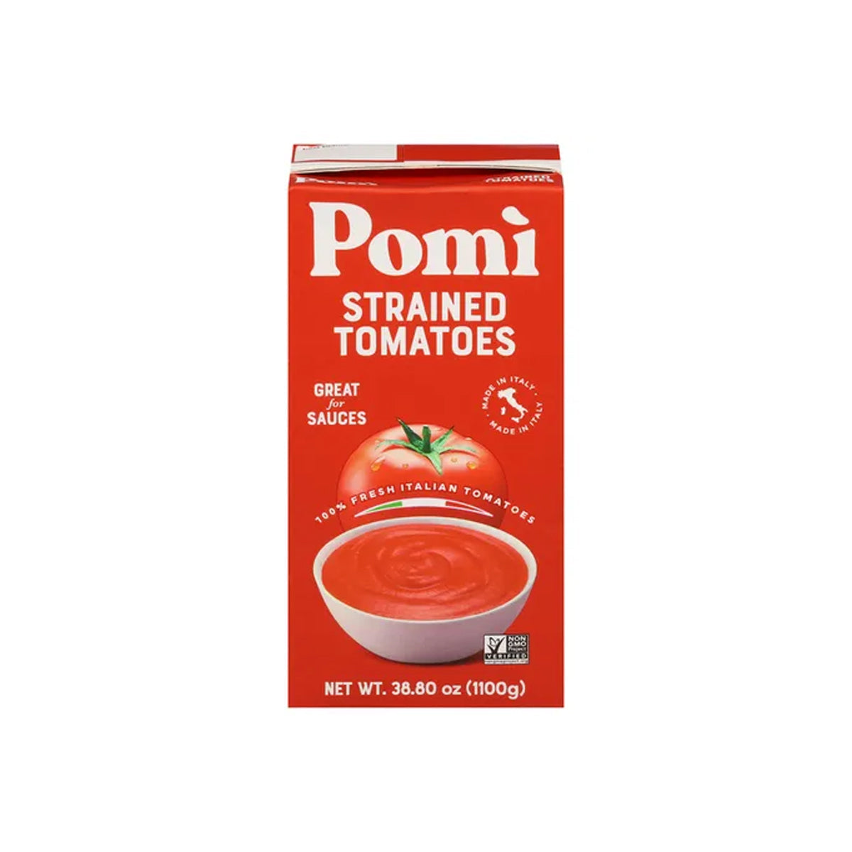 Wholesale Pomi Strained Tomato Puree 38.8 Oz Carton- Bulk