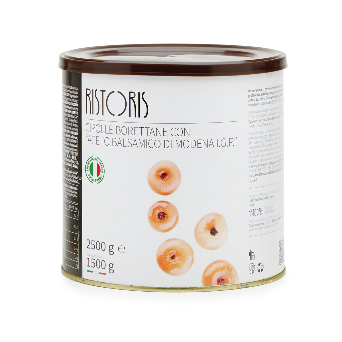 Ristoris Boretto Onions in Balsamic Vinegar of Modena 2500 GR