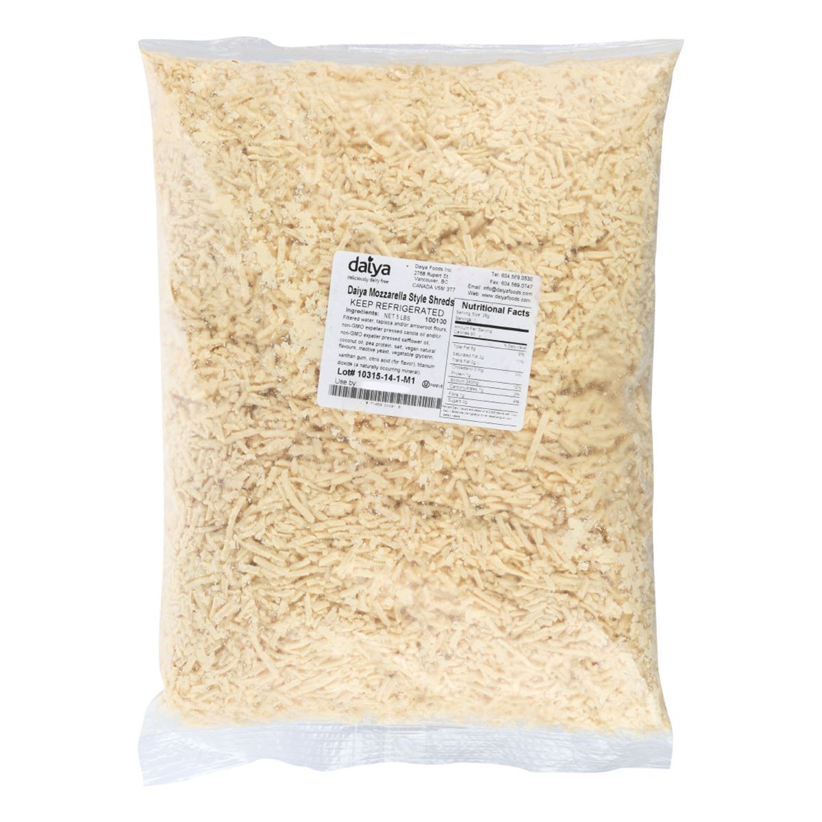 Wholesale Daiya Shredded Vegan Mozzarella- Bulk