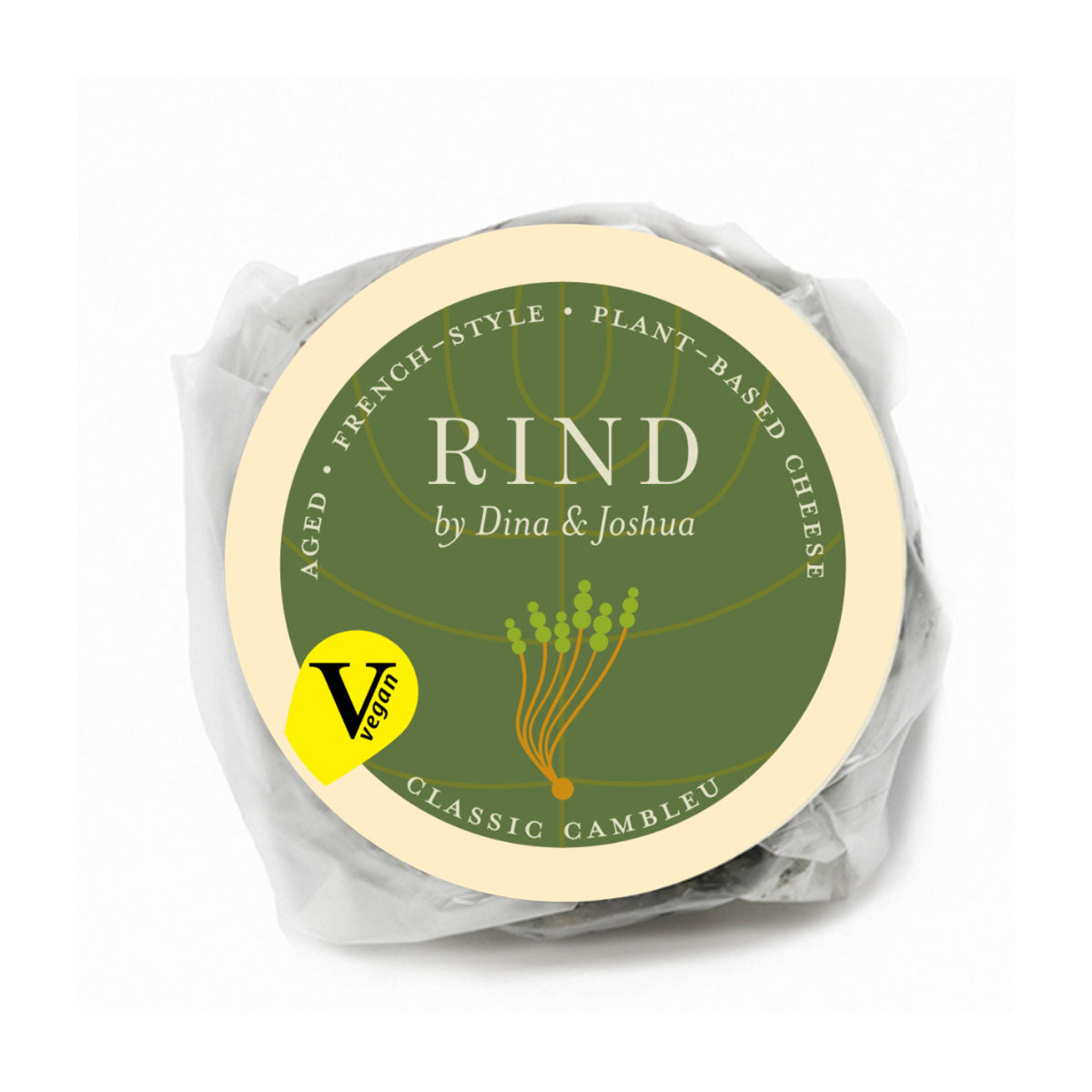 Wholesale Rind Vegan Cambleu Mini Cheese 6.5oz Wheel-6ct Case Bulk