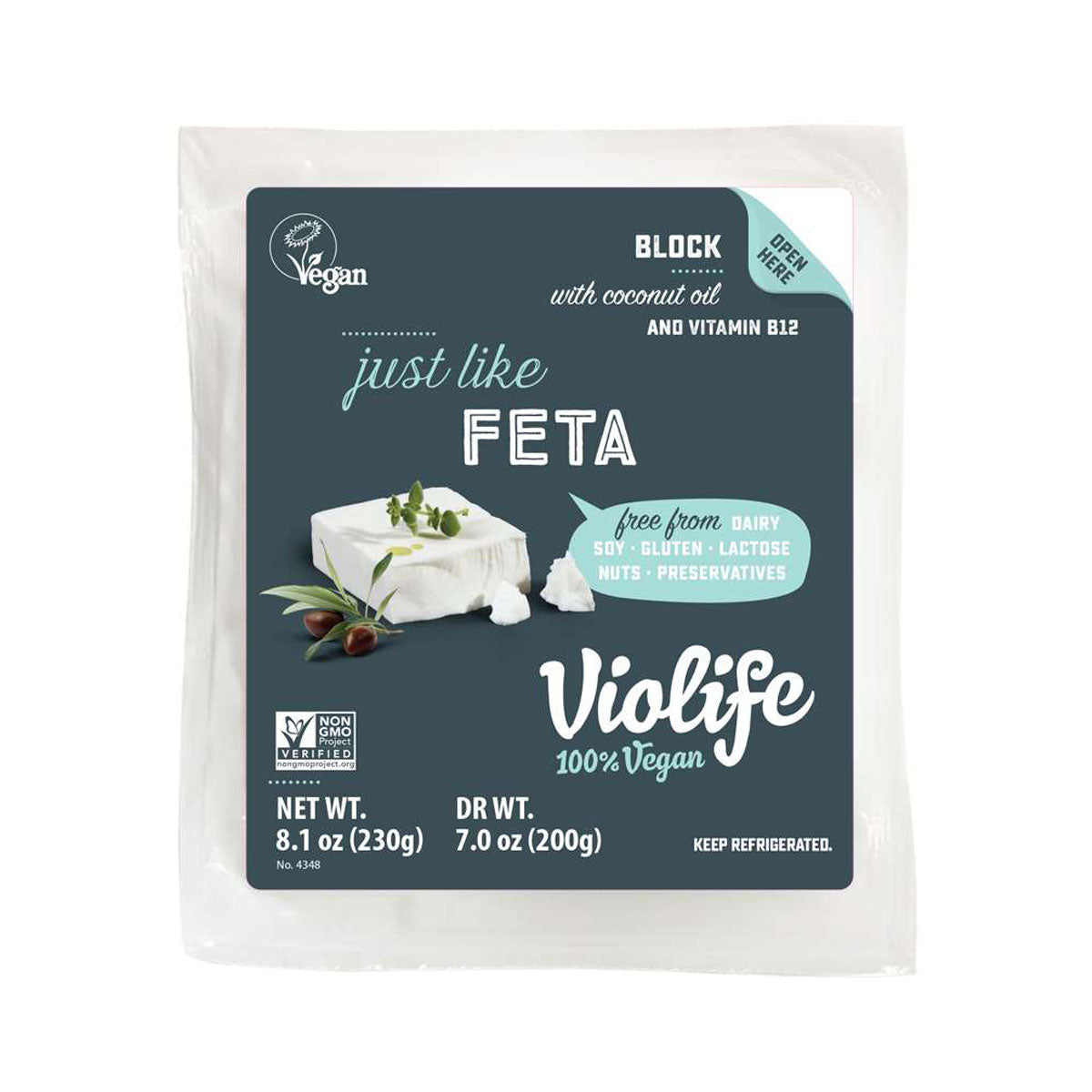 Wholesale Violife Vegan Feta 8.1 OZ- Bulk