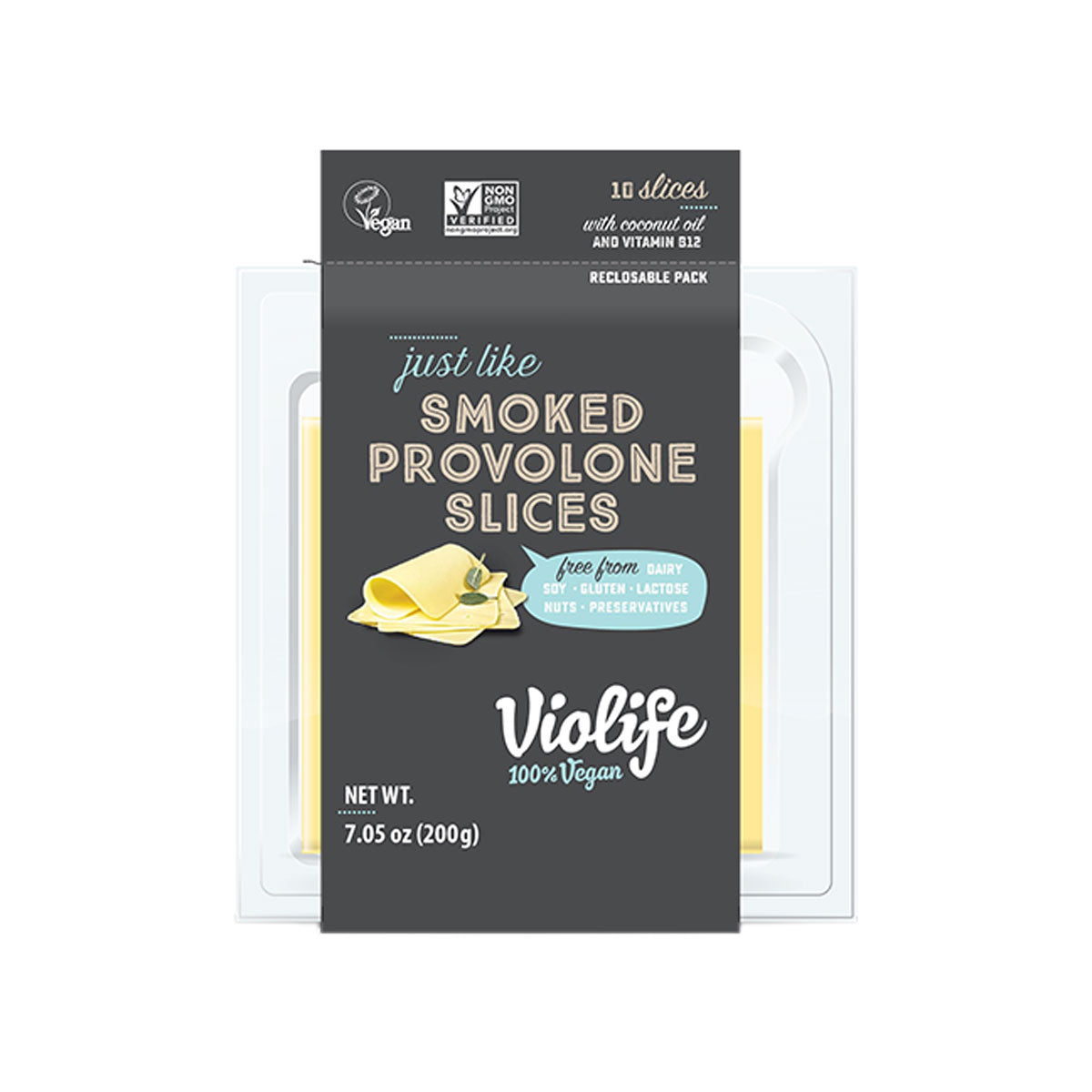 Violife Vegan Sliced Smoked Provolone 7.05 OZ