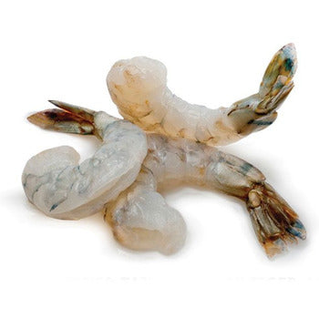 XW: Xtraordinary White Shrimp Peeled & Deveined Tail On IQF Shrimp 26-30 1lb