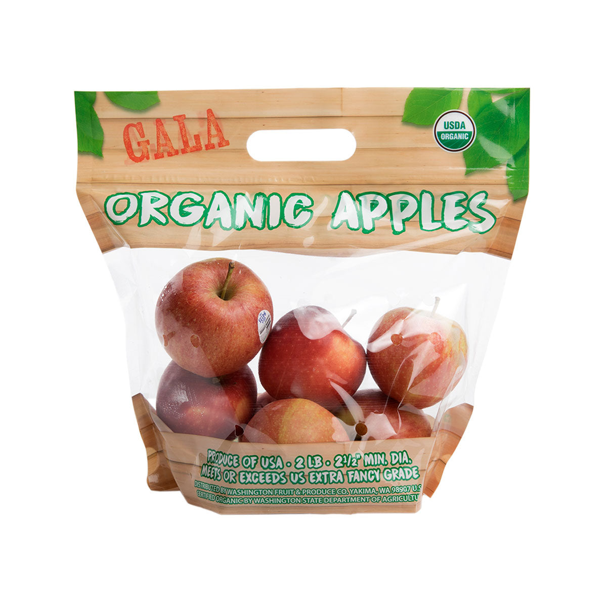 Wholesale BoxNCase Organic Gala Apples 2 lb Bag- Bulk