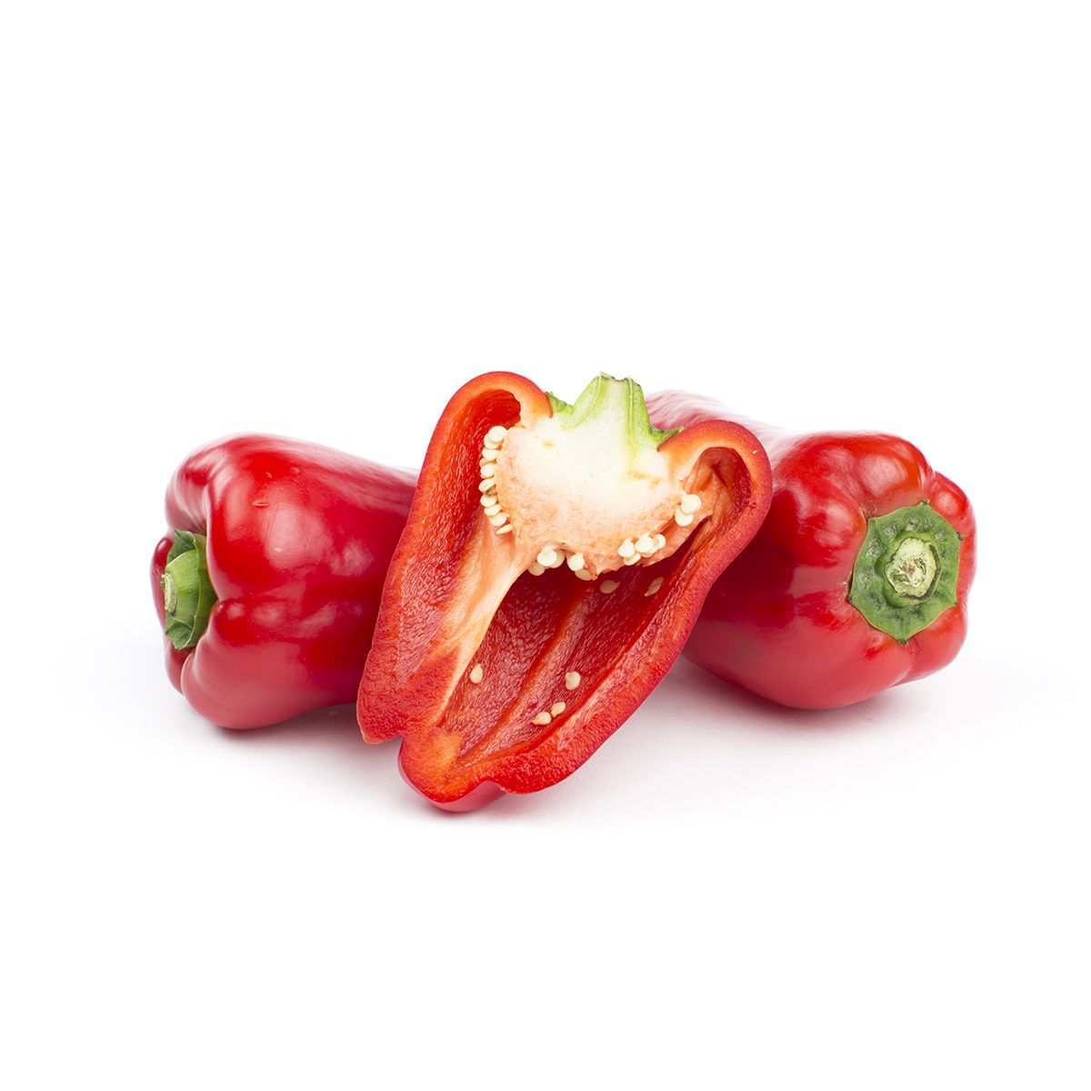 Wholesale BoxNCase Organic Greenhouse Red Peppers- Bulk