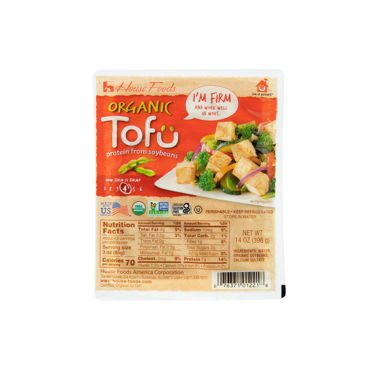 House Foods Organic Firm Tofu 14 OZ