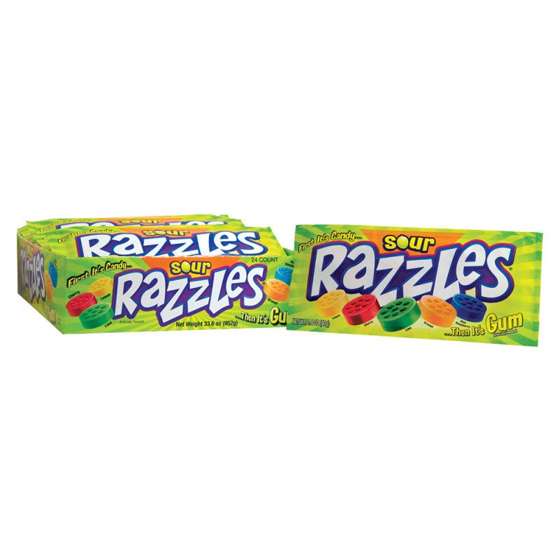 Wholesale Razzles Sour 1.4 Oz Bag- Bulk