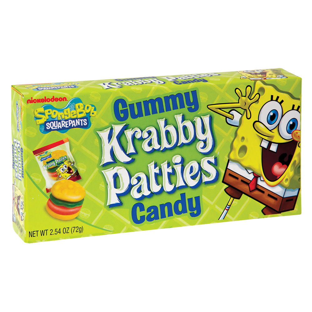 Gummy Krabby Patties Candy 2.54 Oz Theater Box