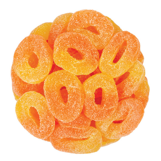 Wholesale Clever Candy Gummy Peach Rings Bulk