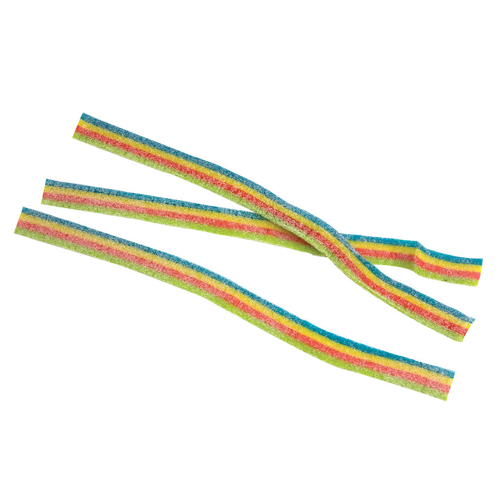 Wholesale Sour Power Quattro Rainbow Sour Belts- Bulk