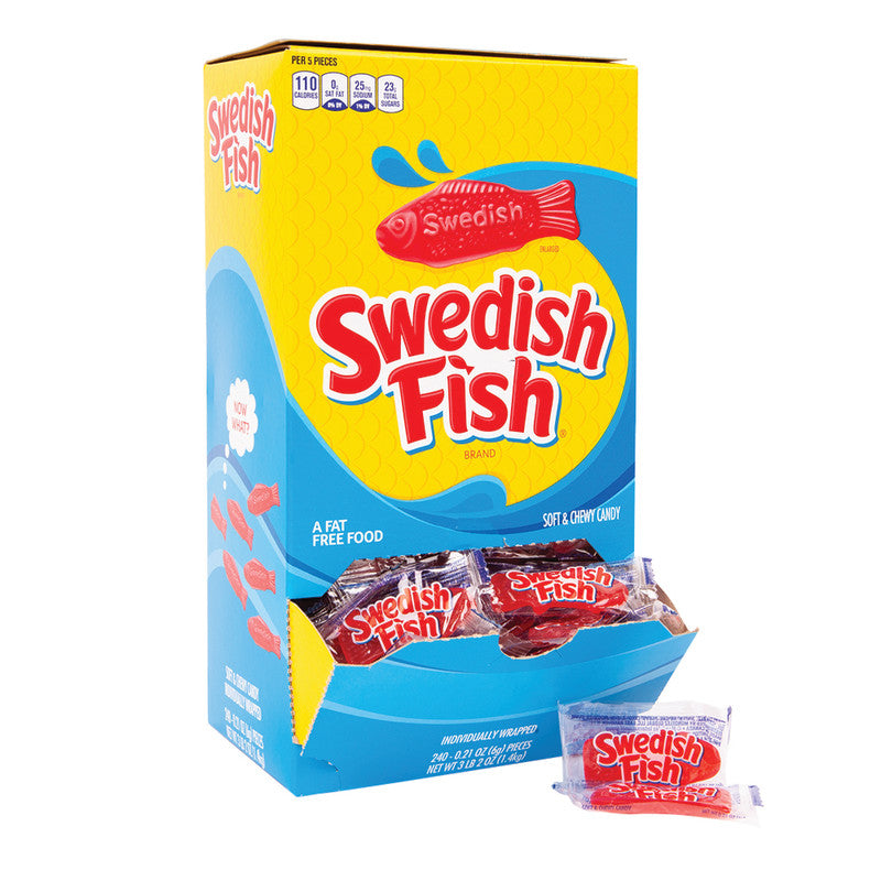 Wholesale Swedish Fish Red Changemaker Individually Wrapped 0.21 Oz- Bulk