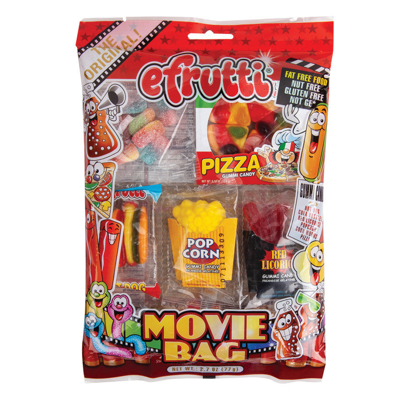 Wholesale Efrutti Gummi Movie Bag 2.7 Oz- Bulk