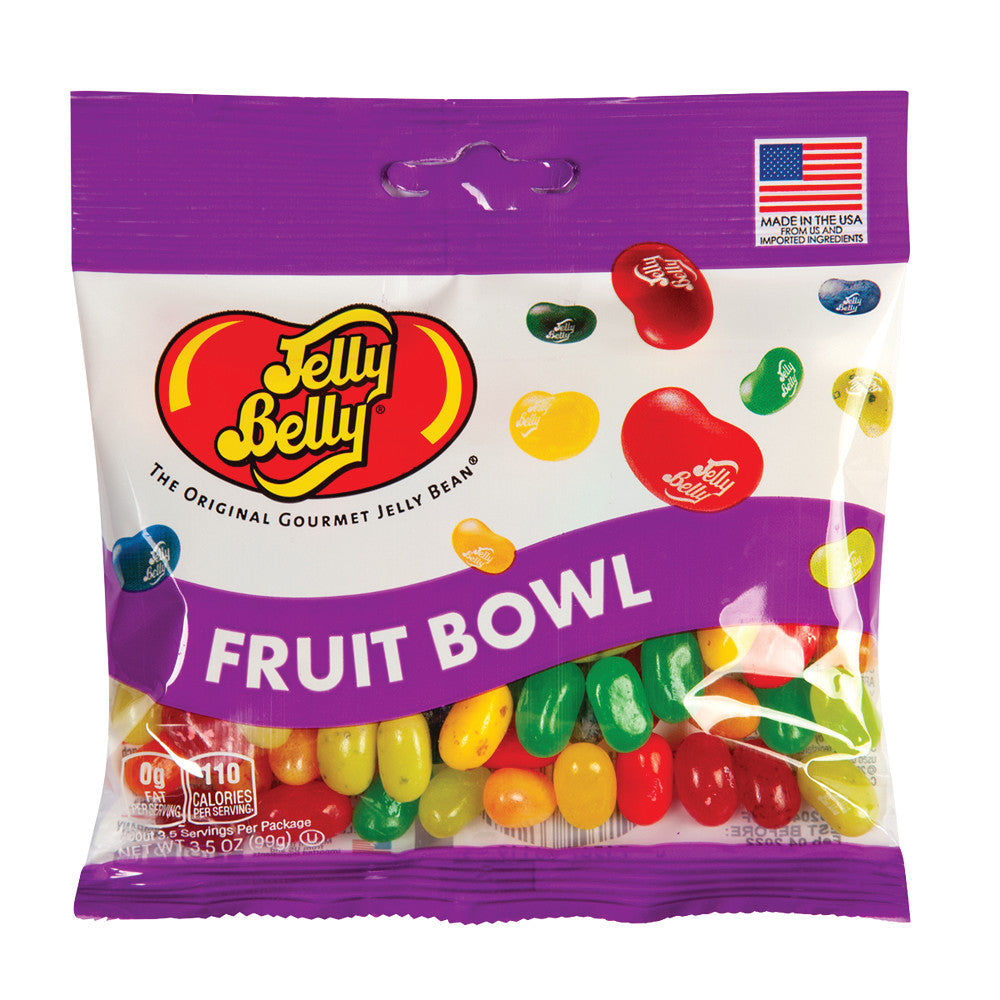Wholesale Jelly Belly Fruit Bowl Jelly Beans 3.5 Oz Bag- Bulk