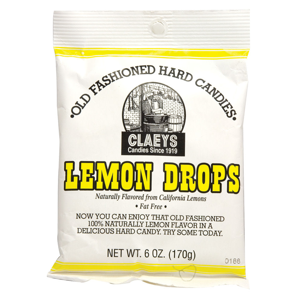 Wholesale Claey'S Lemon Drops 6 Oz Bag- Bulk