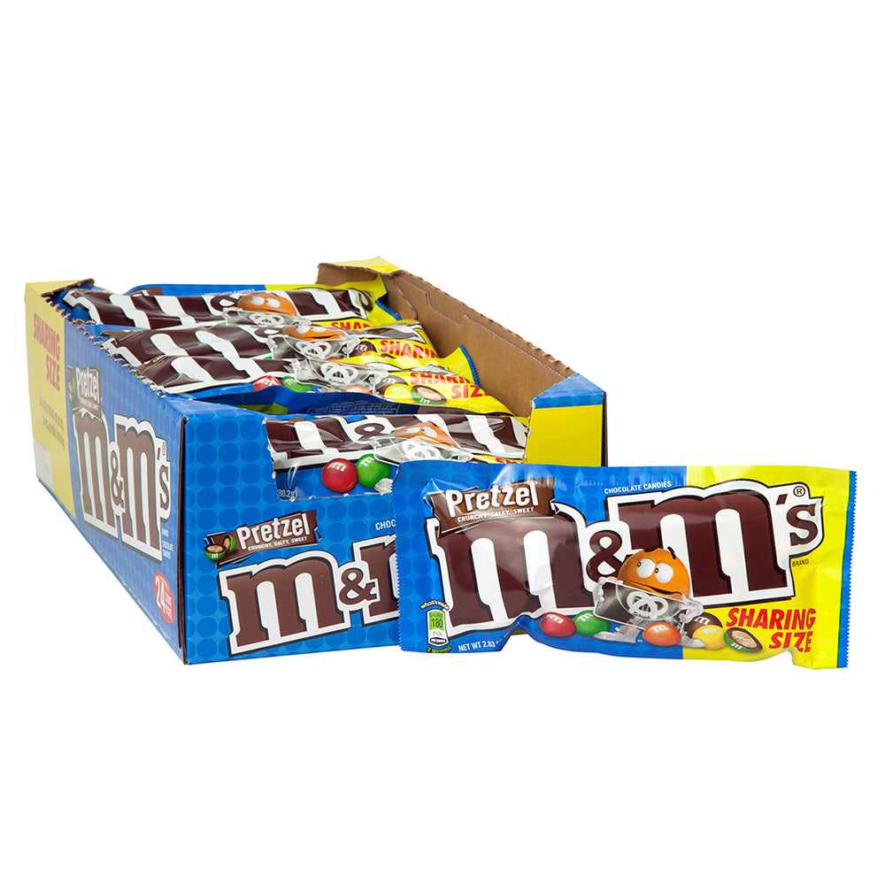 Wholesale M&M'S Pretzel 2.83 Oz Share Size Bag- Bulk