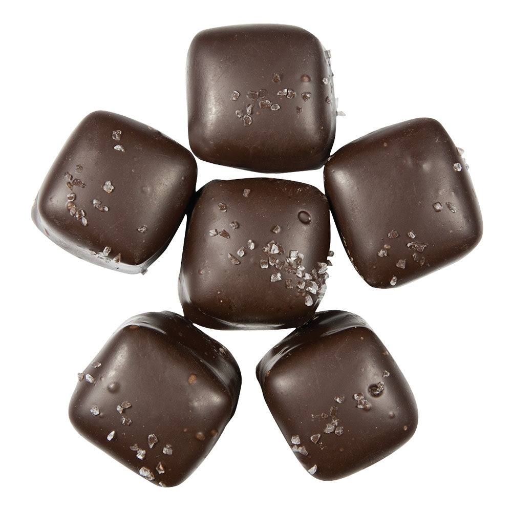 Wholesale Asher'S Dark Chocolate With Sea Salt Vanilla Caramels- Bulk