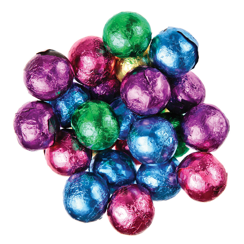 Wholesale Madelaine Dark Chocolate Foiled Christmas Balls- Bulk