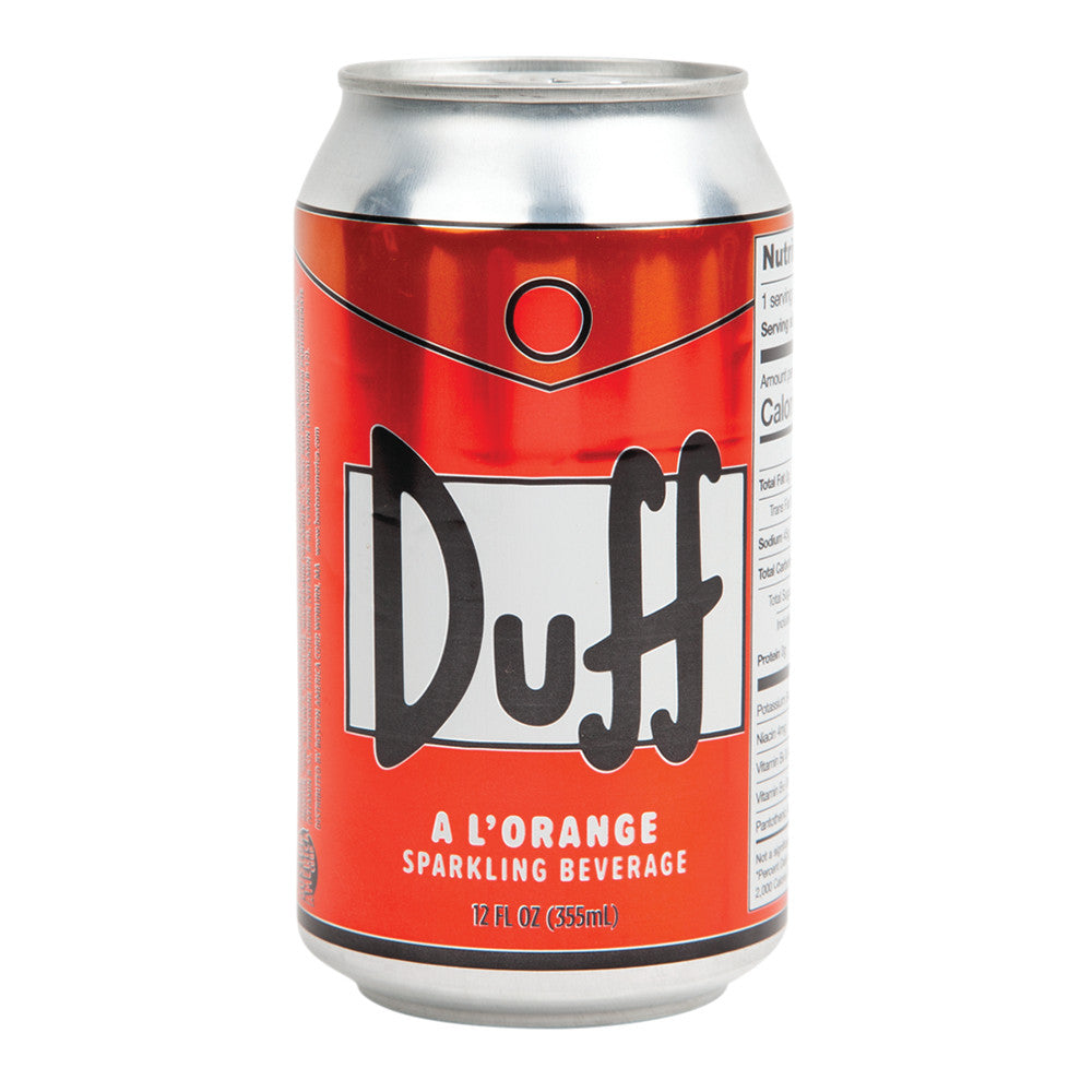 Wholesale Duff A L'Orange Sparkling Beverage 12 Oz Can *Not For Sale In Canada*- Bulk