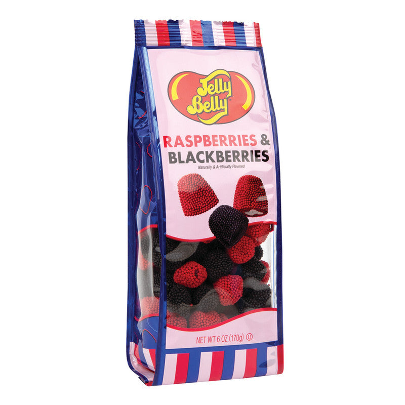 Wholesale Jelly Belly Raspberries And Blackberries 6 Oz Gift Bag- Bulk