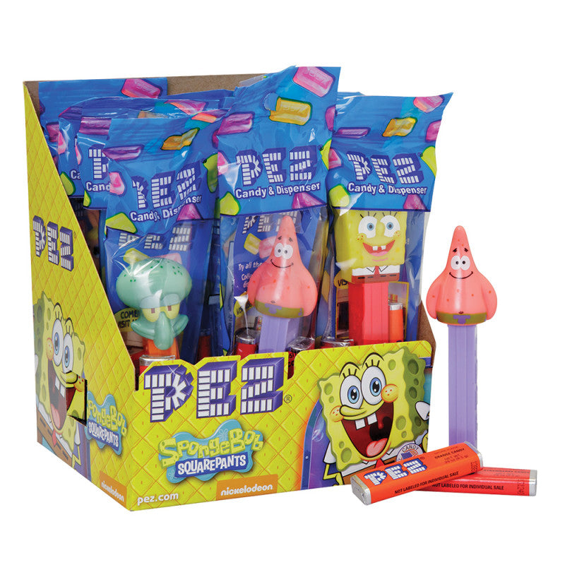 Wholesale Pez Spongebob Assortment 0.58 Oz- Bulk