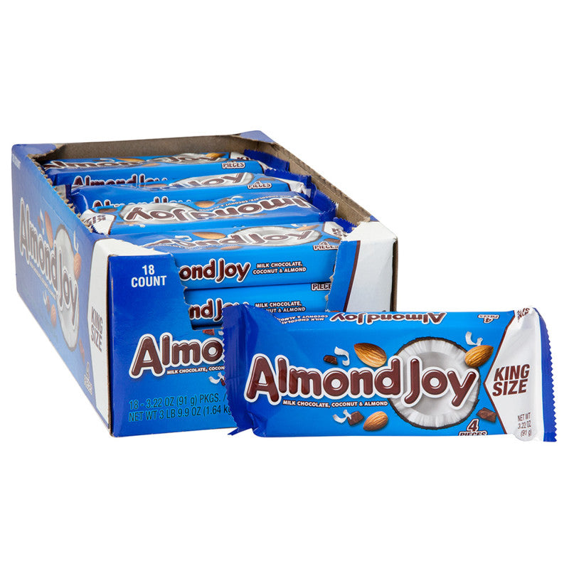 Wholesale Almond Joy King Size 3.22 Oz- Bulk