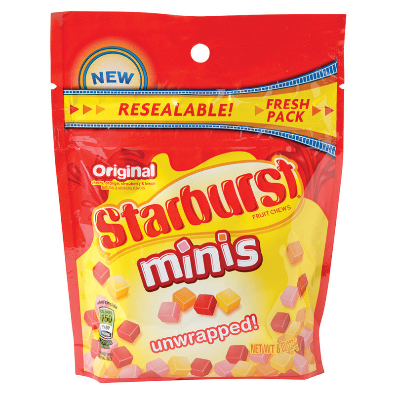 Wholesale Starburst Minis 8 Oz Pouch- Bulk