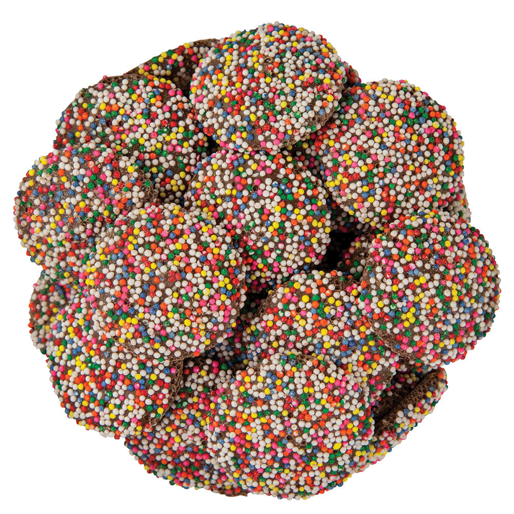 Wholesale Guittard Milk Chocolate Nonpareils With Rainbow Seeds- Bulk