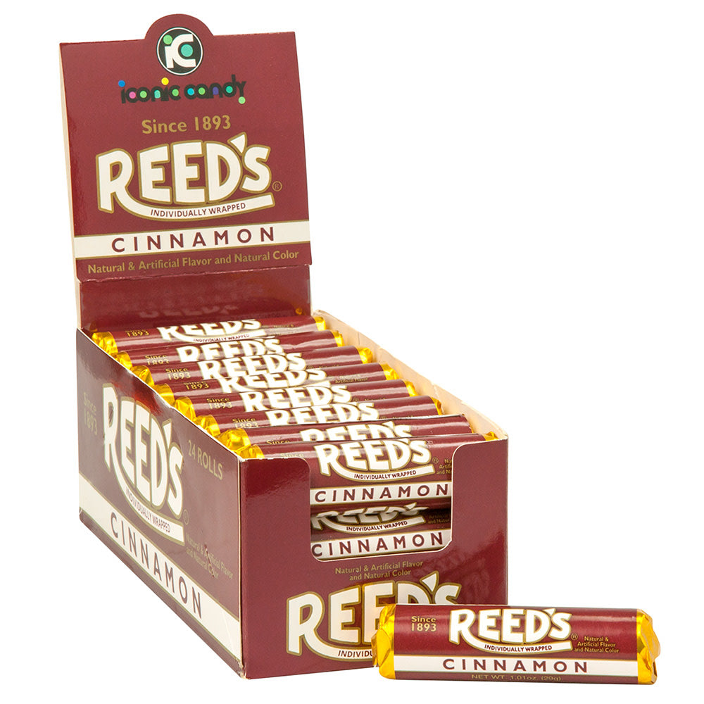 Wholesale Reed'S Cinnamon Hard Candy 7 Pc 1.01 Oz Roll- Bulk
