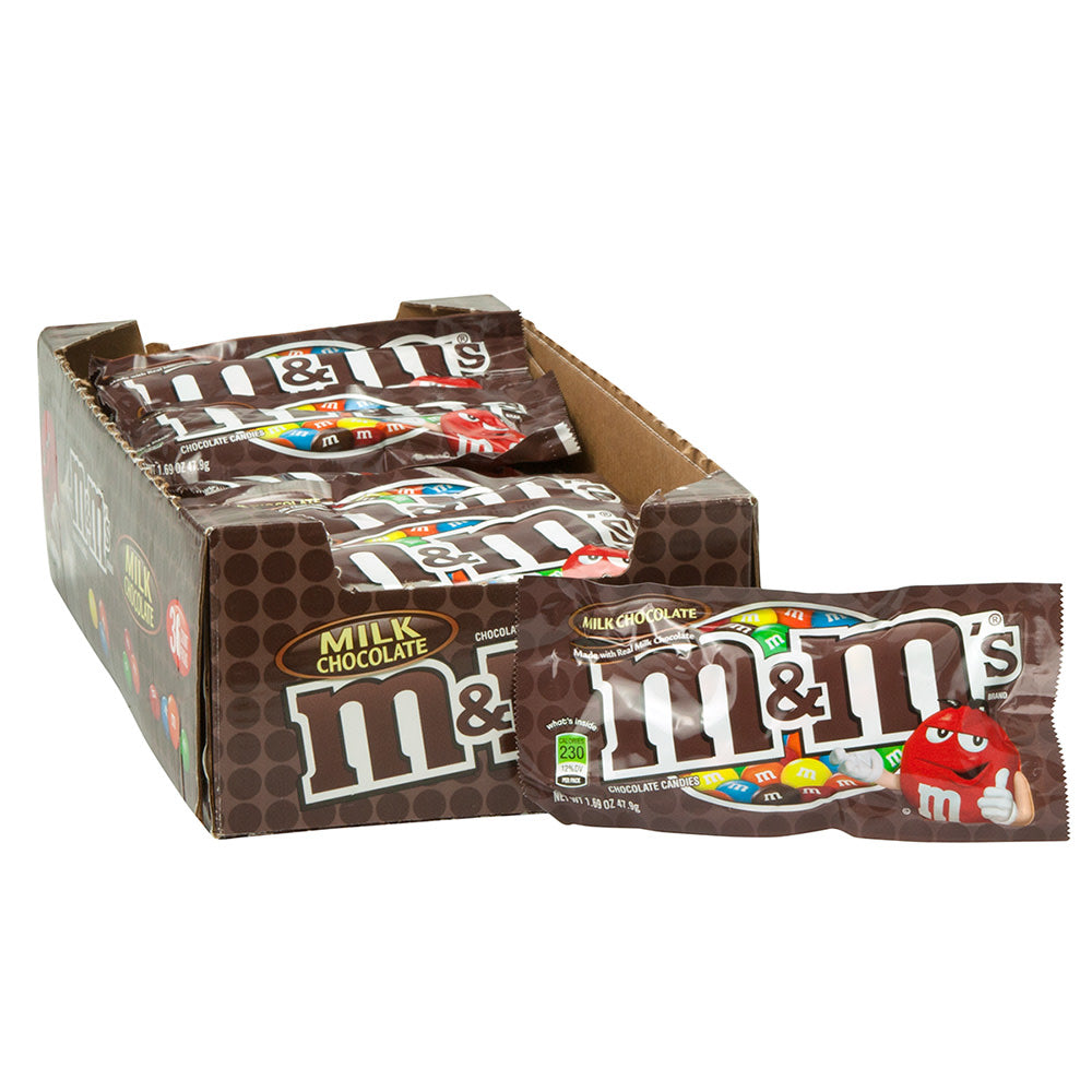 Wholesale M&M'S Plain Milk Chocolate 1.69 Oz Bag- Bulk