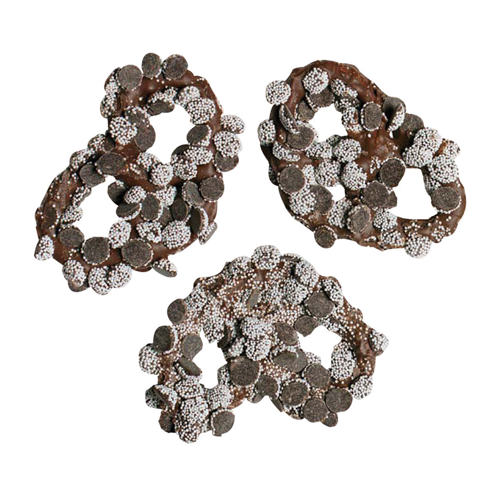 Wholesale Nancy Adams Milk Chocolate With Mini Snocaps Premier Pretzels- Bulk