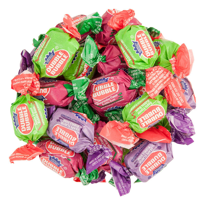 Wholesale Dubble Bubble 3 Flavor Twist Bubble Gum- Bulk