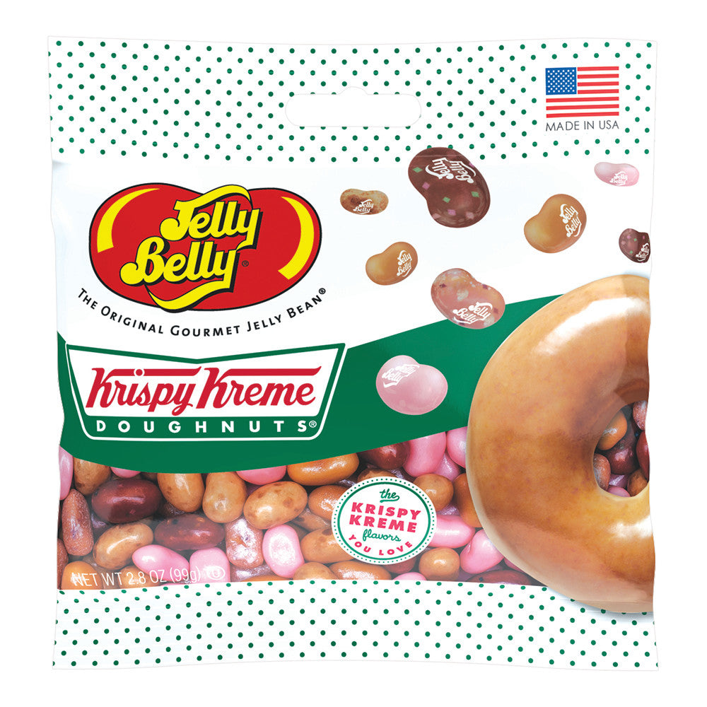 Wholesale Jelly Belly Krispy Kreme Jelly Beans 2.8 Oz Bag- Bulk