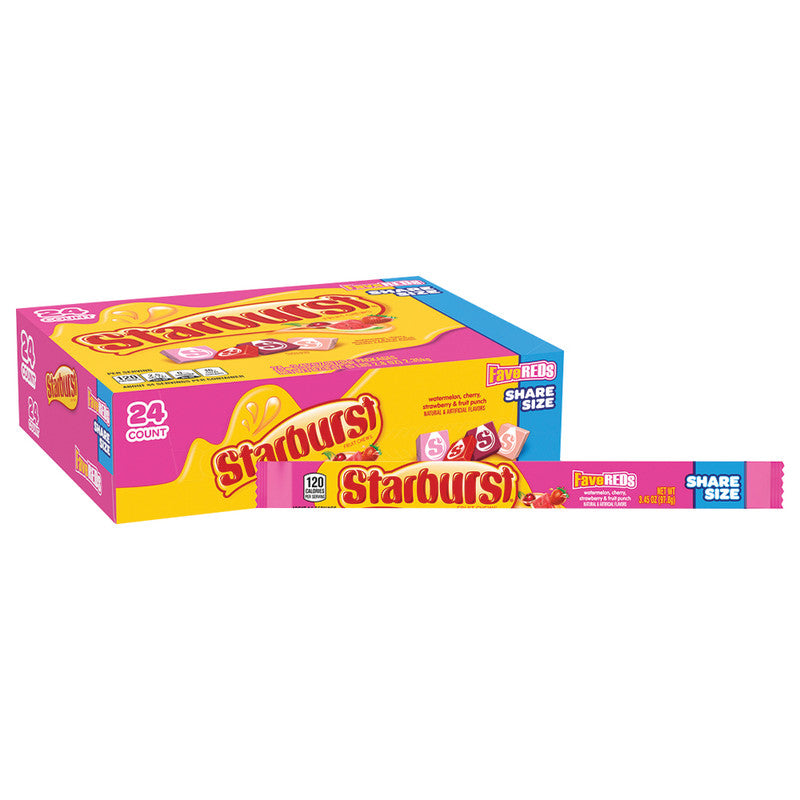 Wholesale Starburst Favereds 3.45 Oz Share Size- Bulk