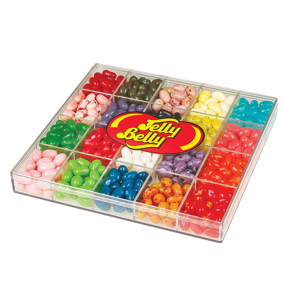 Wholesale Jelly Belly 20 Flavor 10 Oz Clear Box- Bulk