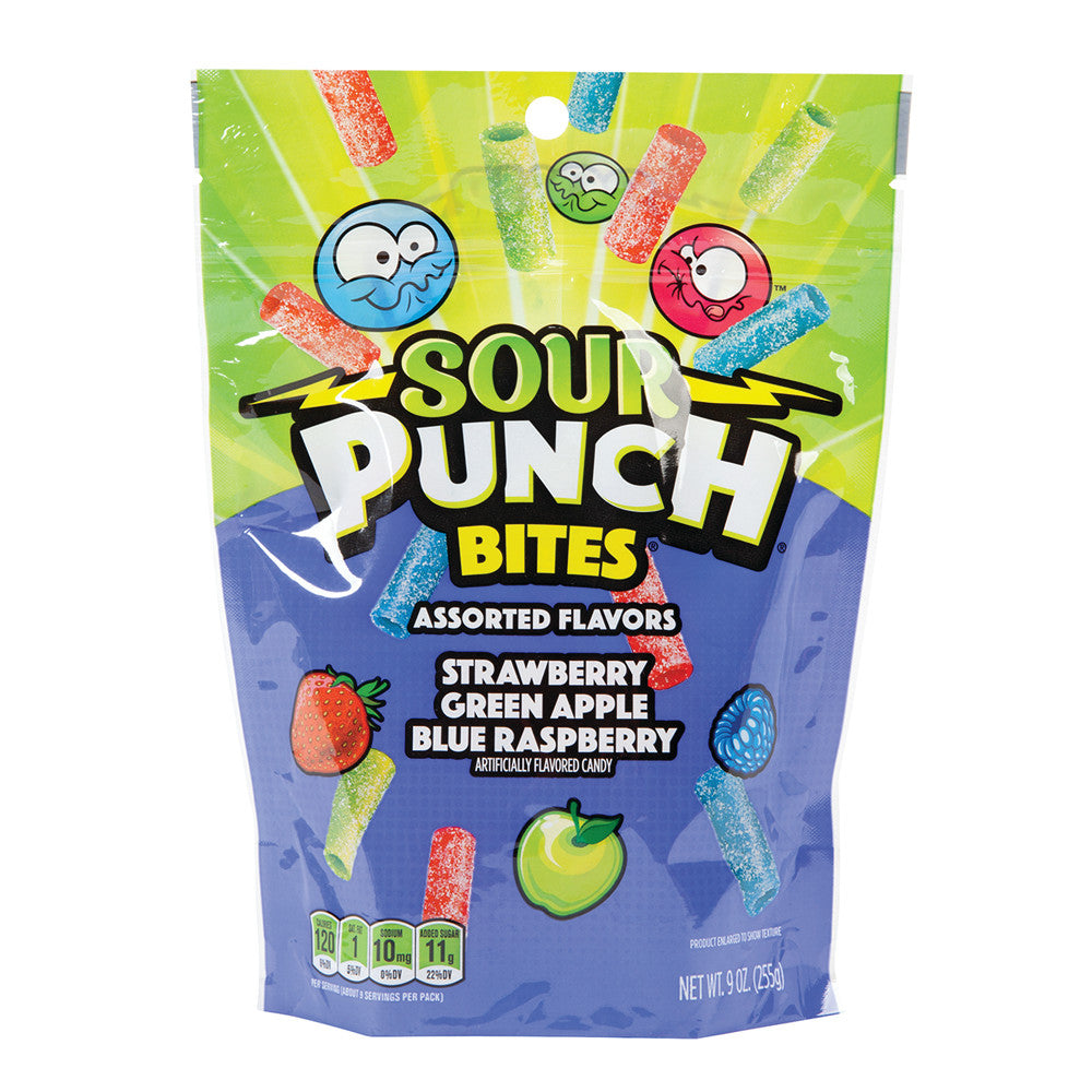 Wholesale Sour Punch Bites 9 Oz Pouch- Bulk