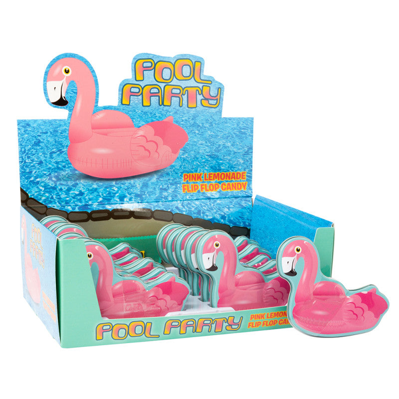 Wholesale Flamingo Pool Party Tin 0.6 Oz Bulk