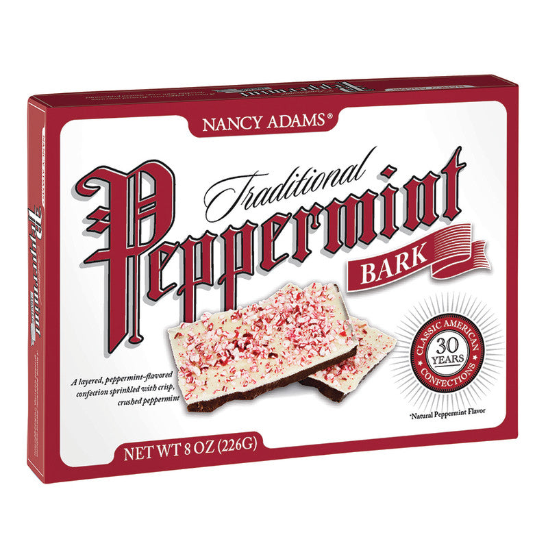 Wholesale Nancy Adams Peppermint Bark 8 Oz Box- Bulk