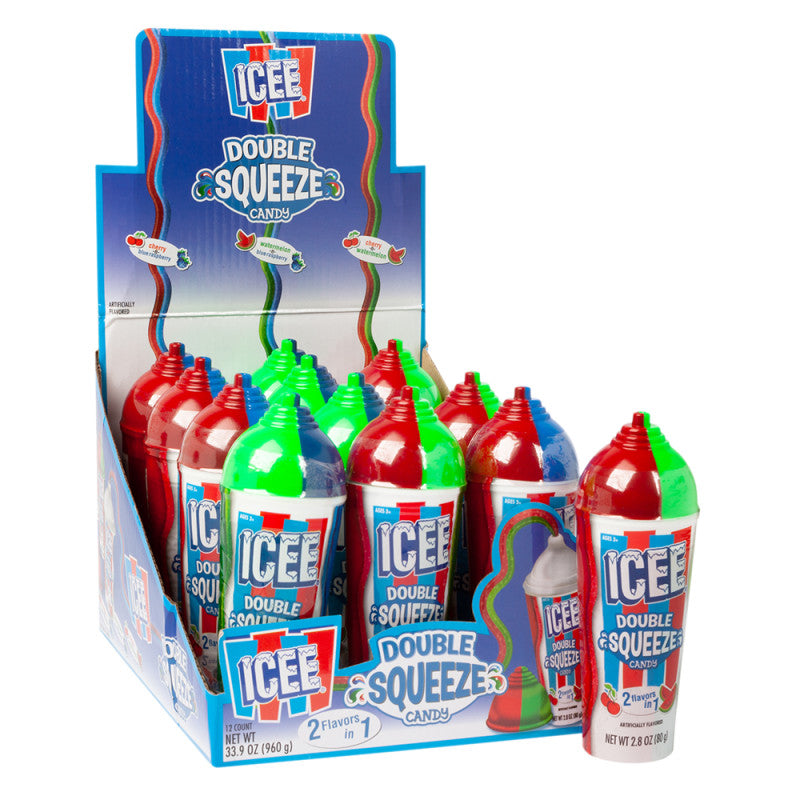 Wholesale Icee Double Squeeze Candy 2.8 Oz Bulk