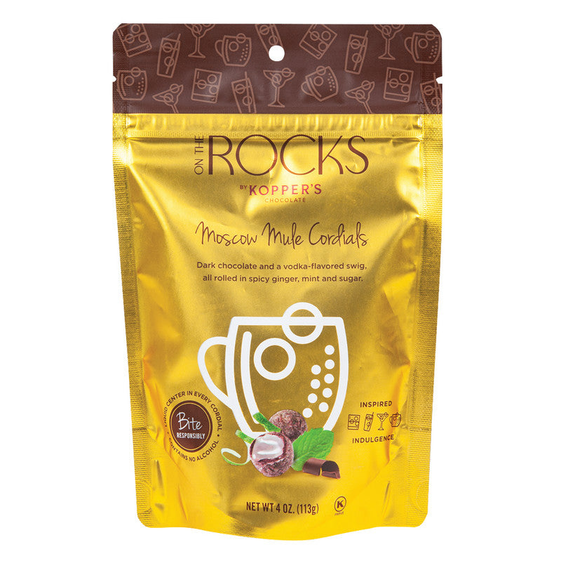 Wholesale On The Rocks Moscow Mule Cordials 4 Oz Pouch- Bulk