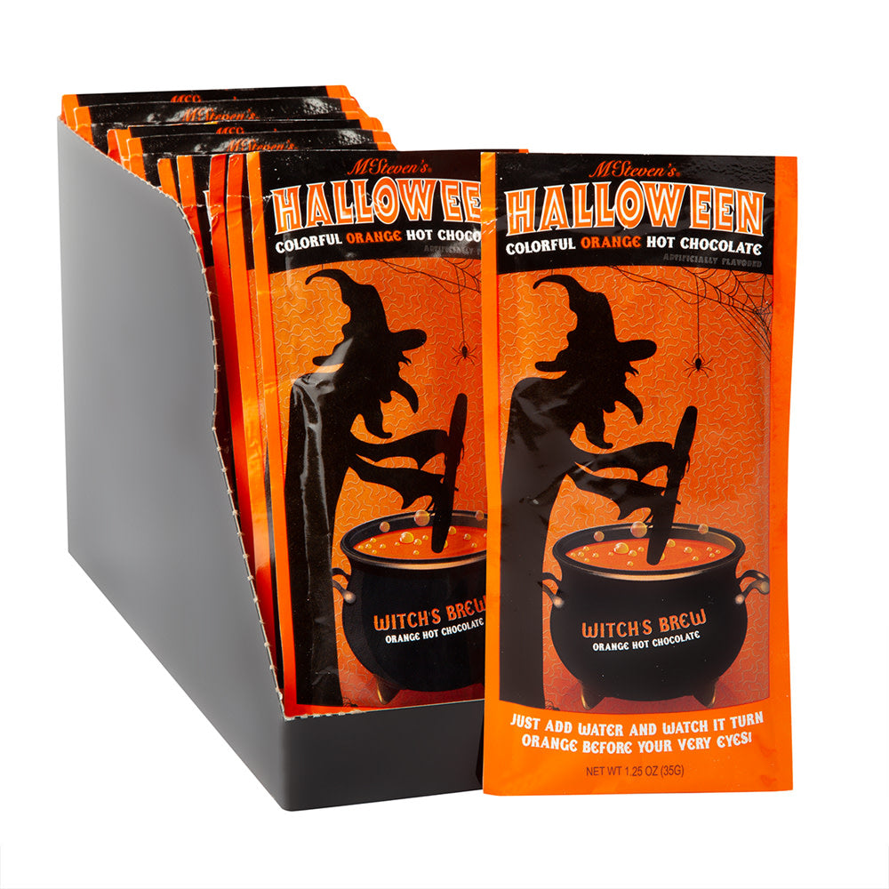 Wholesale Witches Pot Orange Hot Chocolate Packet 1.25 Oz Bulk