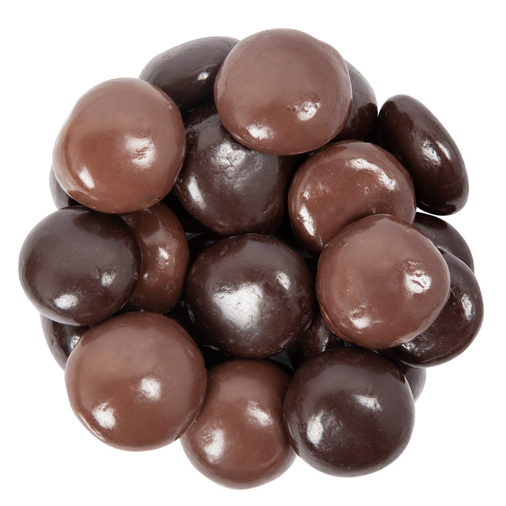 Wholesale Milk And Dark Chocolate Assorted Panned Sea Salt Caramels- Bulk