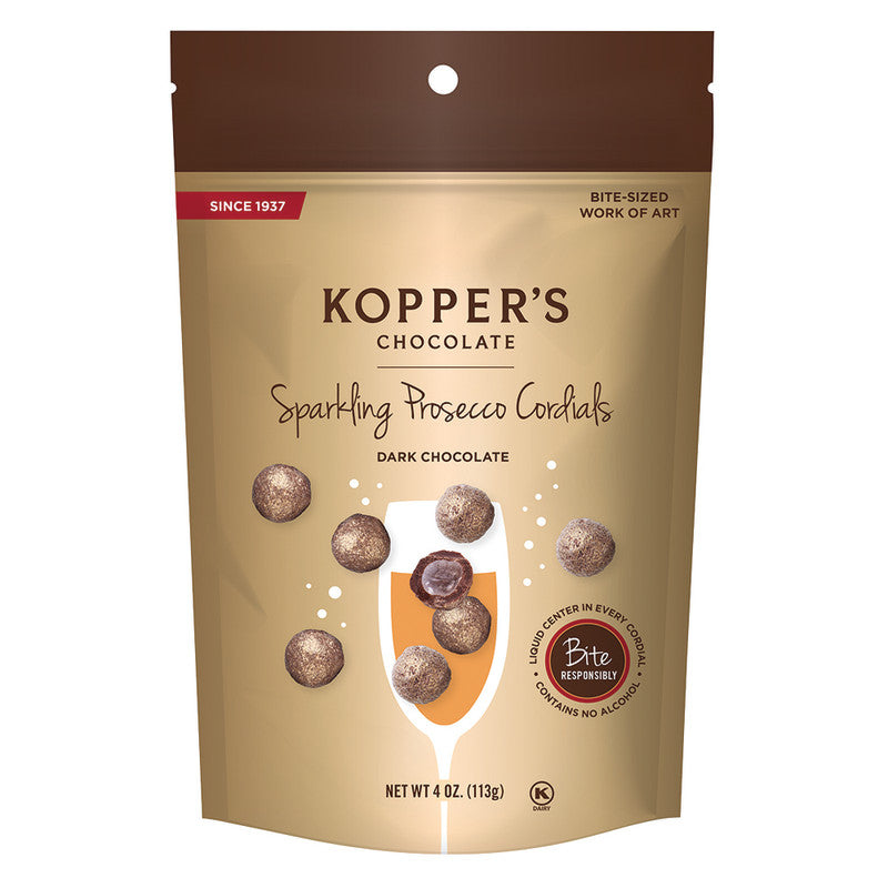 Wholesale Kopper's Sparking Prosecco Cordials 4 Oz Pouch- Bulk