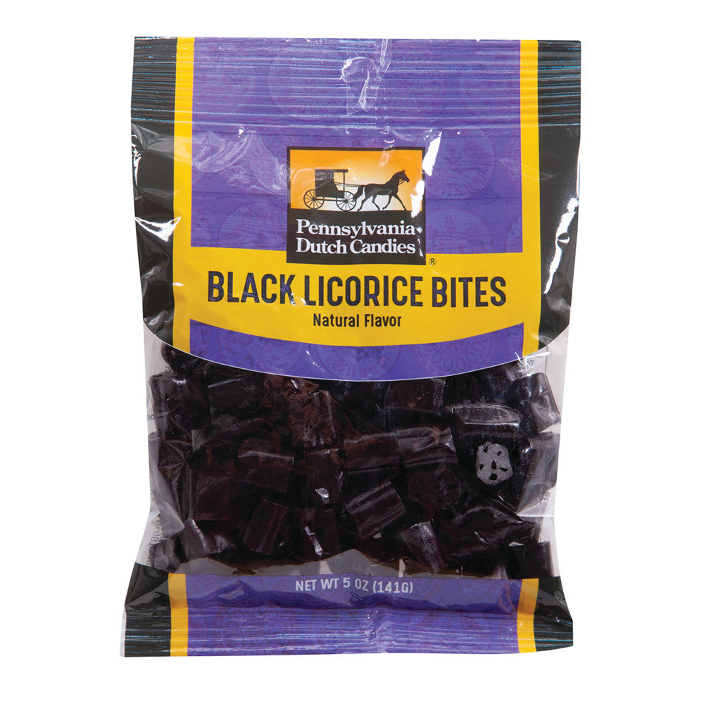 Wholesale Pdc Clear Window Bag Licorice Bites Peg Bag 5 Oz- Bulk
