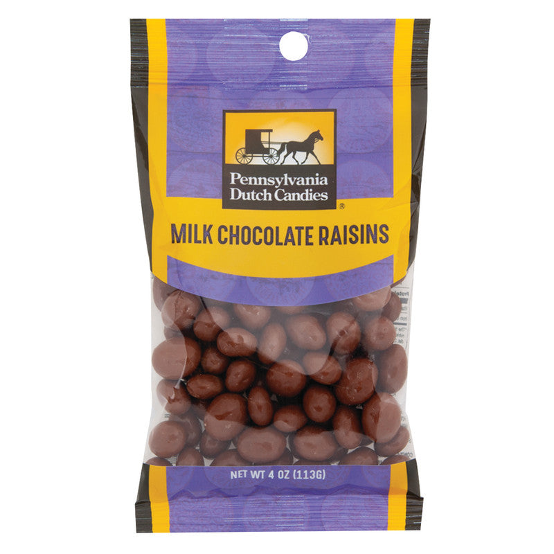 Wholesale Pdc Clear Window Bag Chocolate Covered Raisins Peg Bag 4 Oz- Bulk