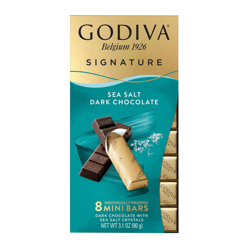 Wholesale Godiva Sea Salt Dark Chocolate 3.1 Oz Mini Bar Bulk